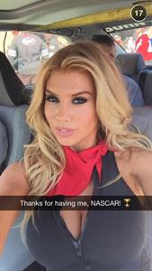 Charlotte McKinney taking a selfie