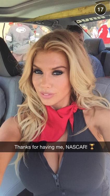 Charlotte McKinney taking a selfie