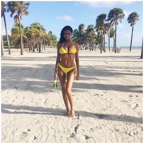 Jayde Pierce in a bikini