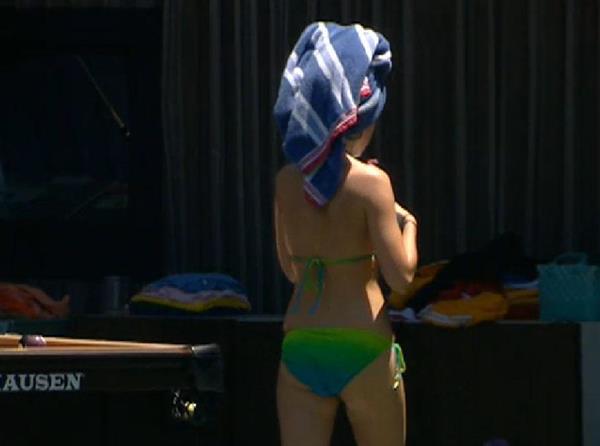 Britney Haynes in a bikini