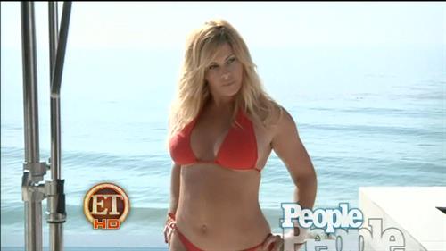 Nicole Eggert in a bikini