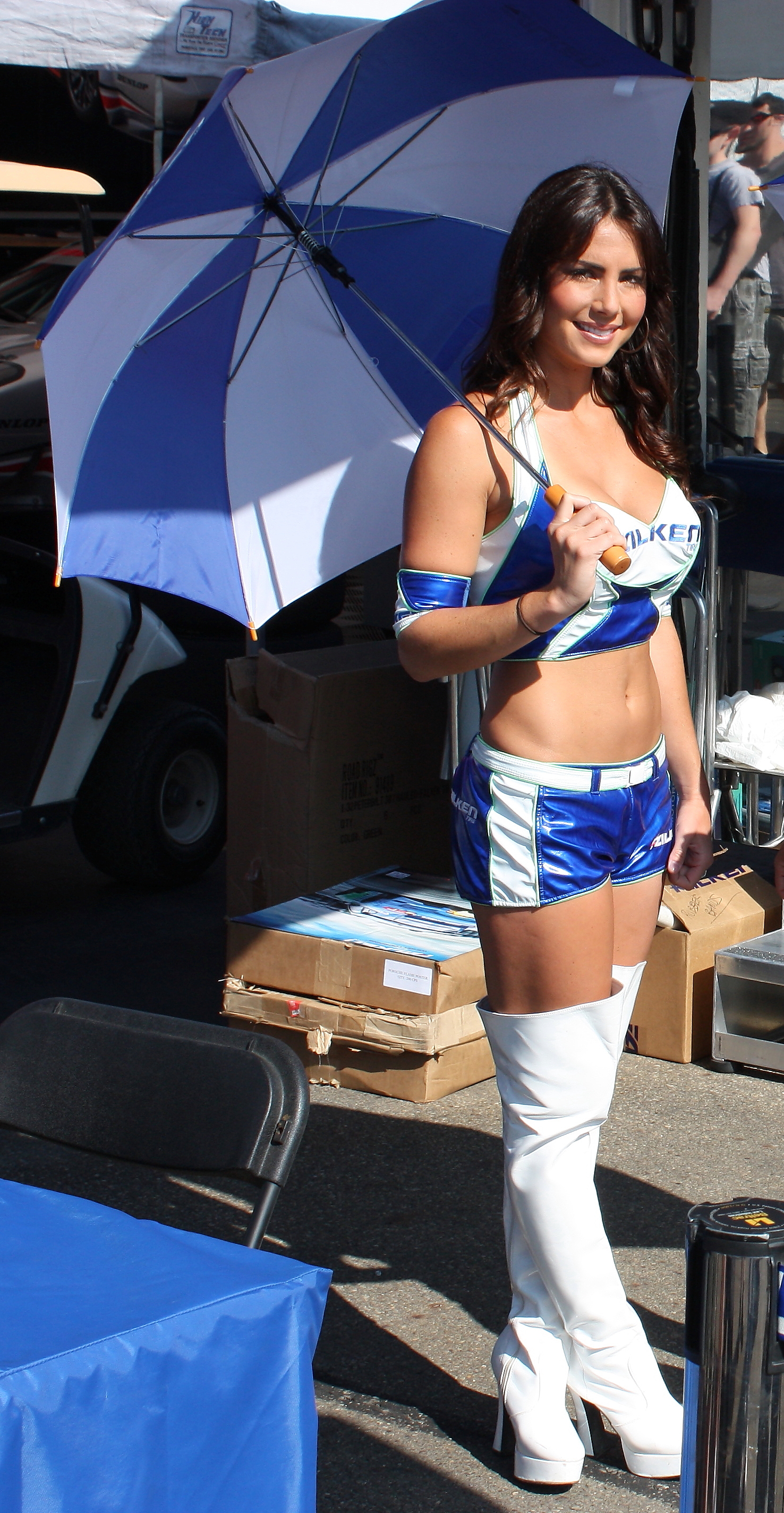 Connie Carter in a bikini