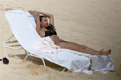 Samantha Mumba in a bikini