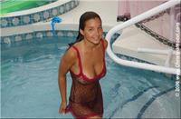 Christina Lucci in a bikini