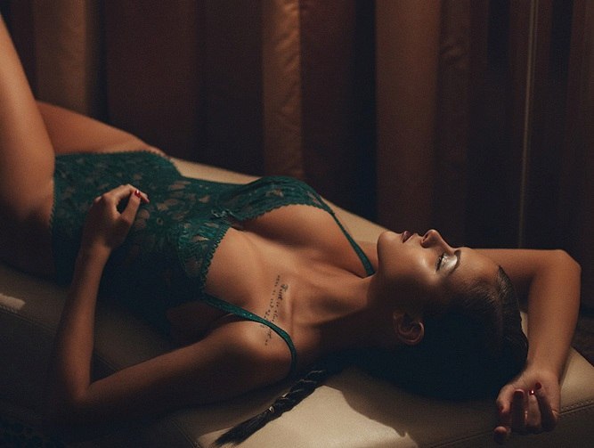 Viktoria Odintsova in lingerie