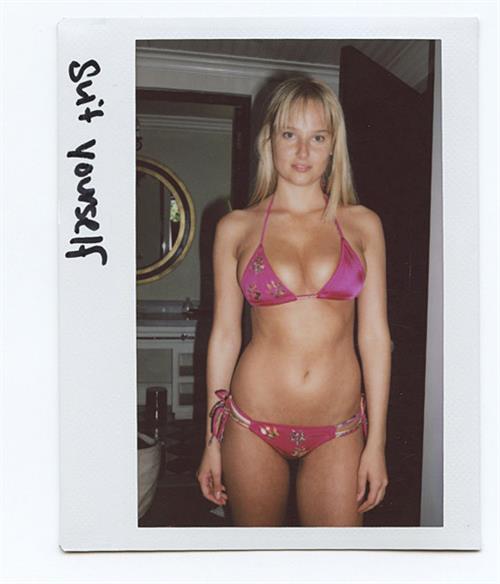 Genevieve Morton in a bikini