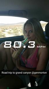 Genevieve Morton in a bikini