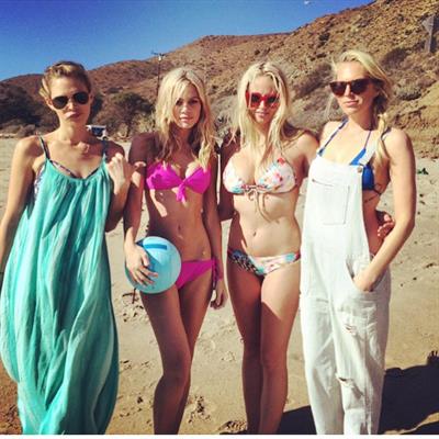 Genevieve Morton in a bikini