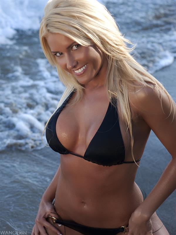 Jessica Daniels in a bikini