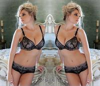 Genevieve Morton in lingerie