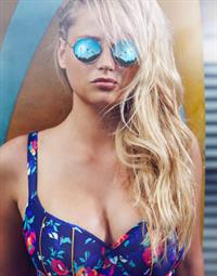 Genevieve Morton in a bikini