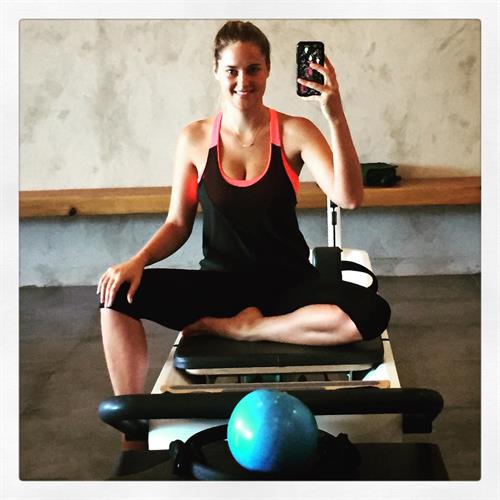 Genevieve Morton taking a selfie