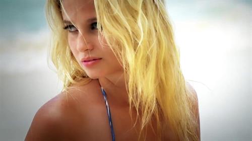Genevieve Morton in a bikini