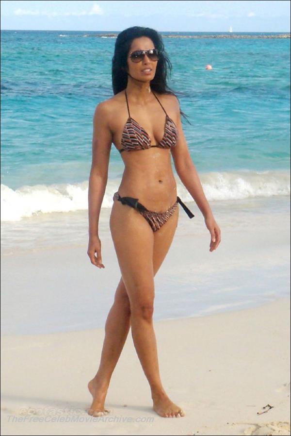 Padma Lakshmi in a bikini