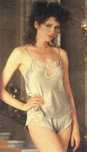 Geena Davis in lingerie