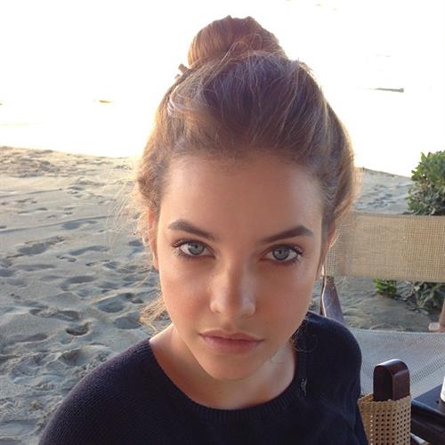 Barbara Palvin taking a selfie
