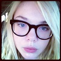 Elle Fanning taking a selfie