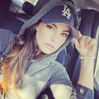 Kelly Brook taking a selfie