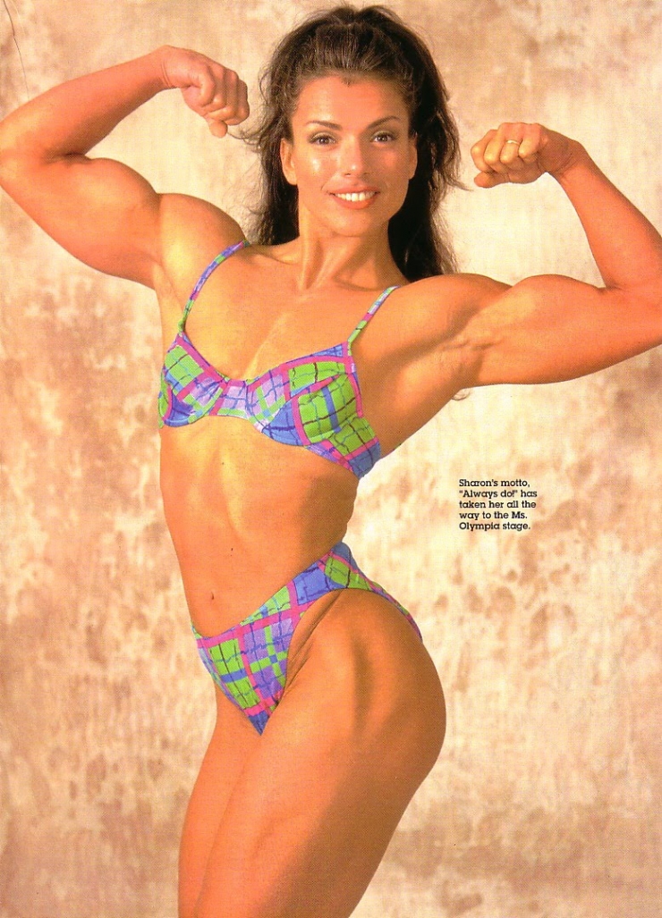 Sharon Bruneau in a bikini