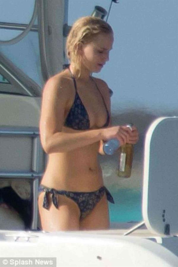 Jennifer Lawrence in a bikini