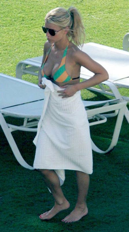 Jessica Simpson in a bikini