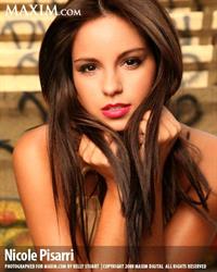 Nicole Pisarri in a Maxim photo shoot