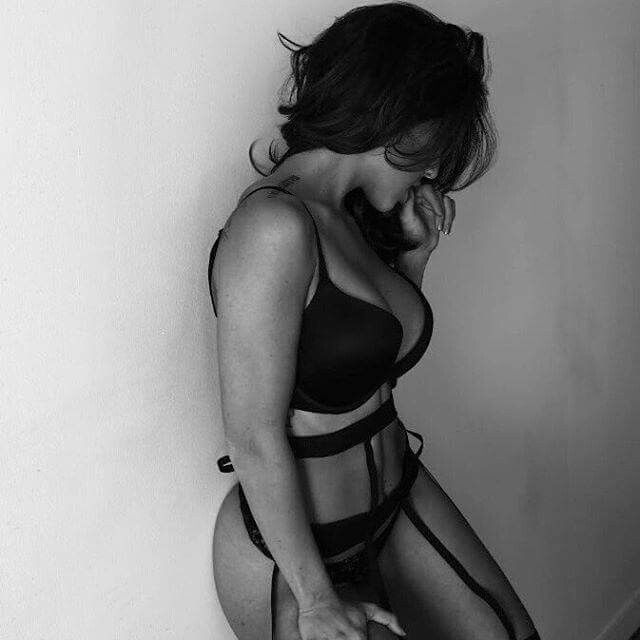 Tianna Gregory in lingerie