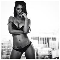 Tianna Gregory in a bikini