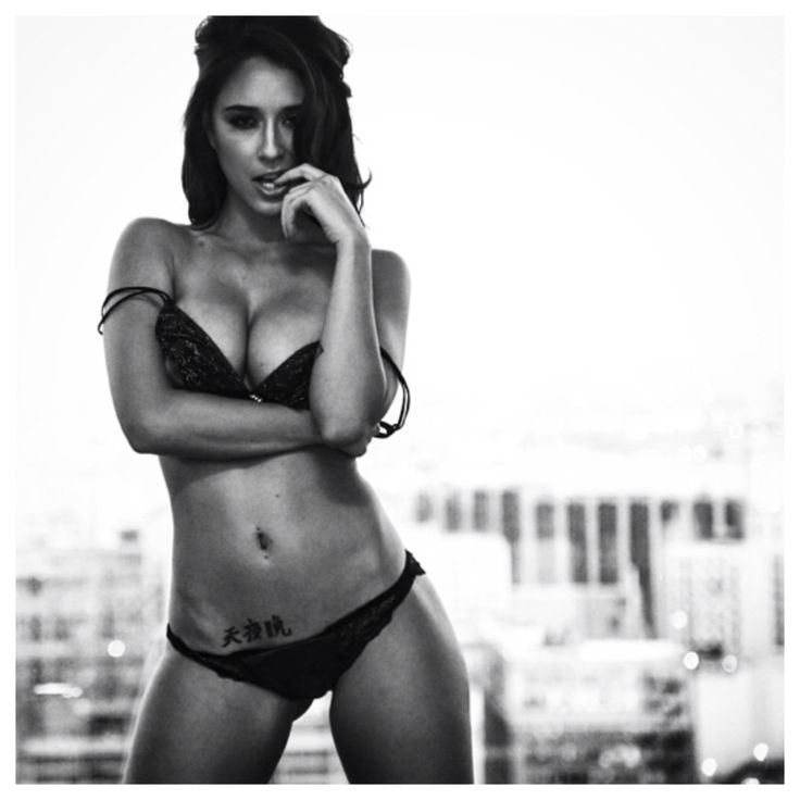 Tianna Gregory in a bikini