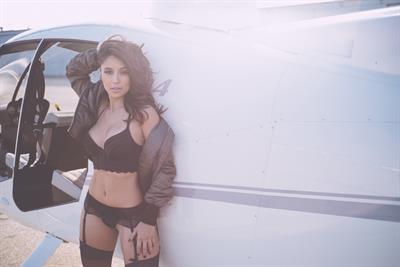 Tianna Gregory in lingerie