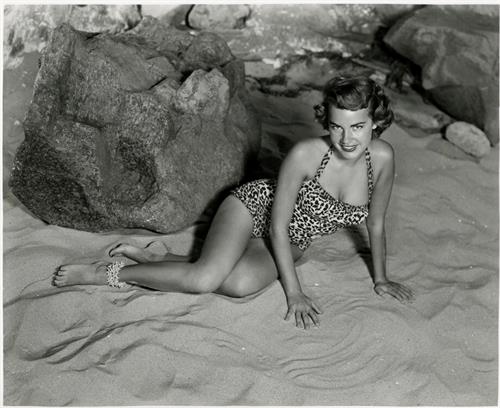 Terry Moore in a bikini