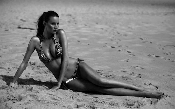 Lauren Vickers in a bikini