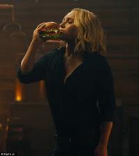 Hayden Panettiere in a Carl's Jr Commercial