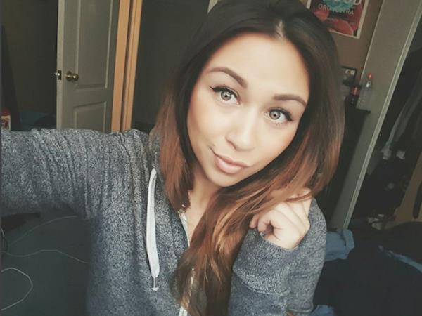 Alicia Michaela taking a selfie