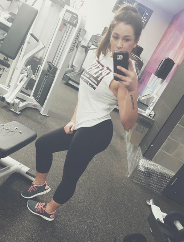 Alicia Michaela taking a selfie