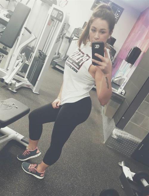 Alicia Michaela taking a selfie