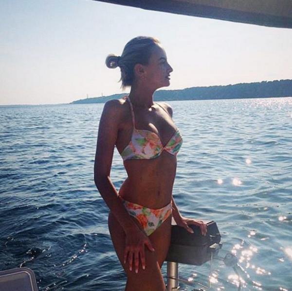 Jessica Stepanova in a bikini