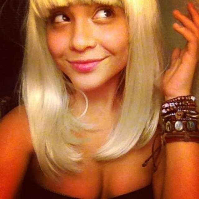 Stella Hudgens taking a selfie