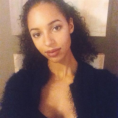 Anika Clarke taking a selfie