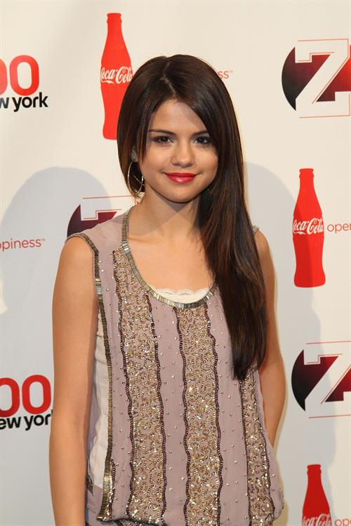 Selena Gomez Z100 Coca Colas all access lounge pre show in New York City December 10, 2010