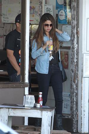 Selena Gomez goes shopping around Bondi Beach in Sydney on July 17, 2012 