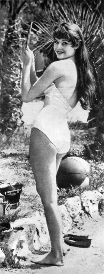 Brigitte Bardot in a bikini - ass
