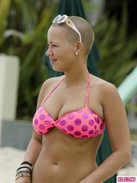 Amber Rose in a bikini
