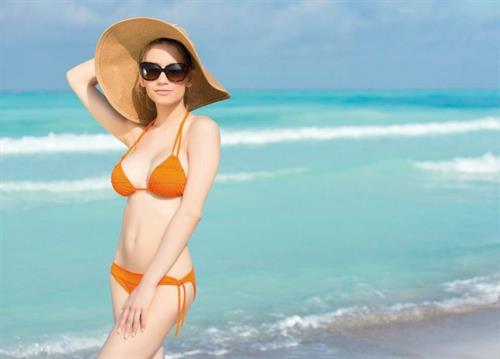 Giulia Borio in a bikini