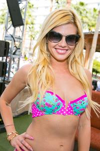 Chanel West Coast in a bikini