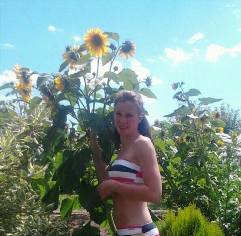 Anonymous in a bikini