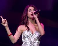 Selena Gomez KIIS FM's Jingle Ball 2010 NOKIA Theatre Los Angeles on December 5, 2010