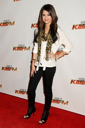 Selena Gomez KIIS FM's Jingle Ball 2010 NOKIA Theatre Los Angeles on December 5, 2010
