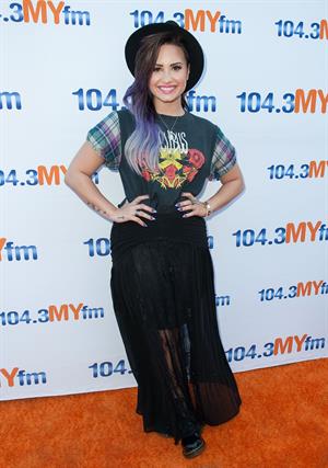 Demi Lovato attends 104.3 MY FM My Big Night Out on June 16, 2014 in Hollywood, California