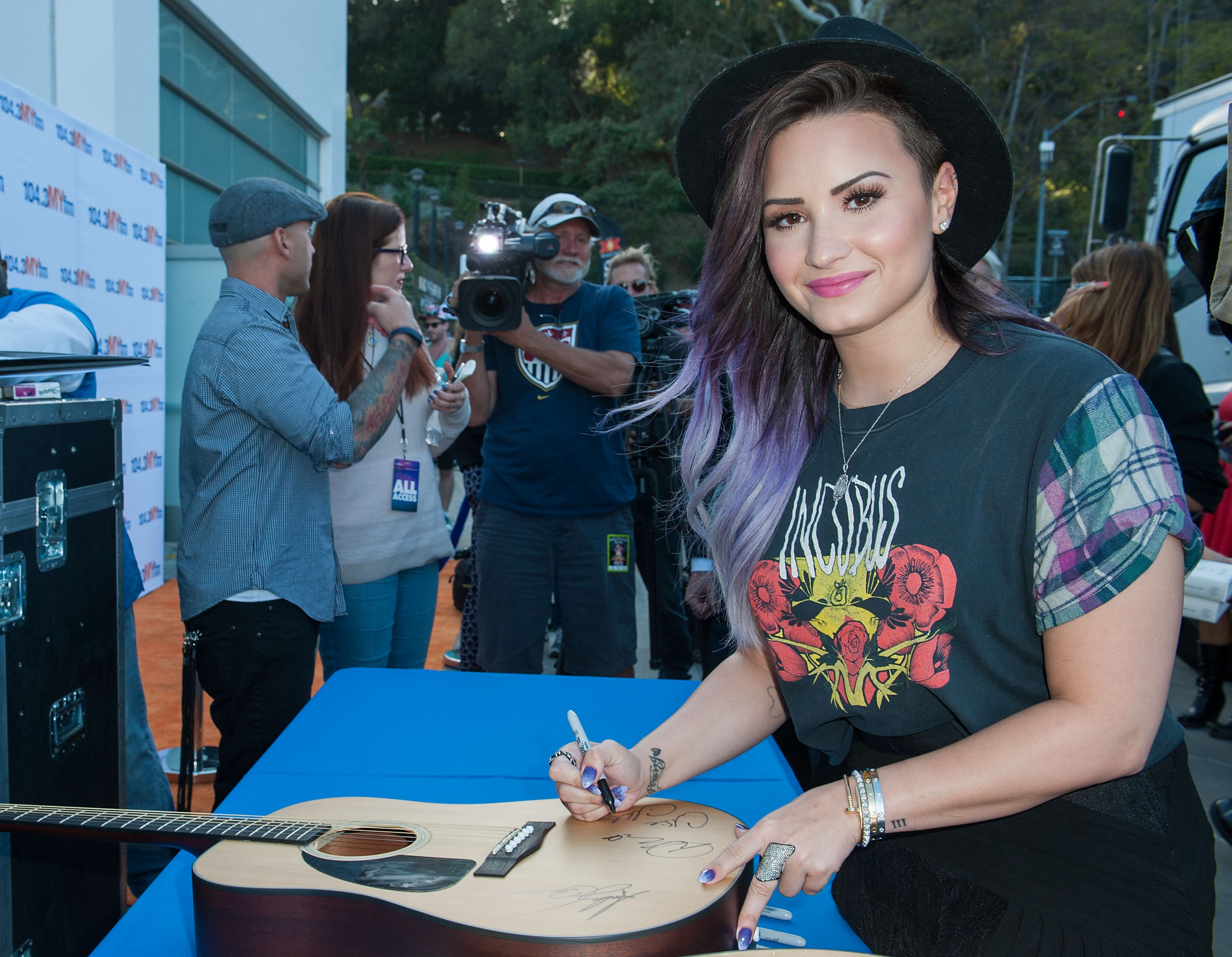 Demi Lovato attends 104.3 MY FM My Big Night Out on June 16, 2014 in Hollywood, California